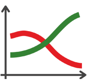 Ikona wykresu analitycznego