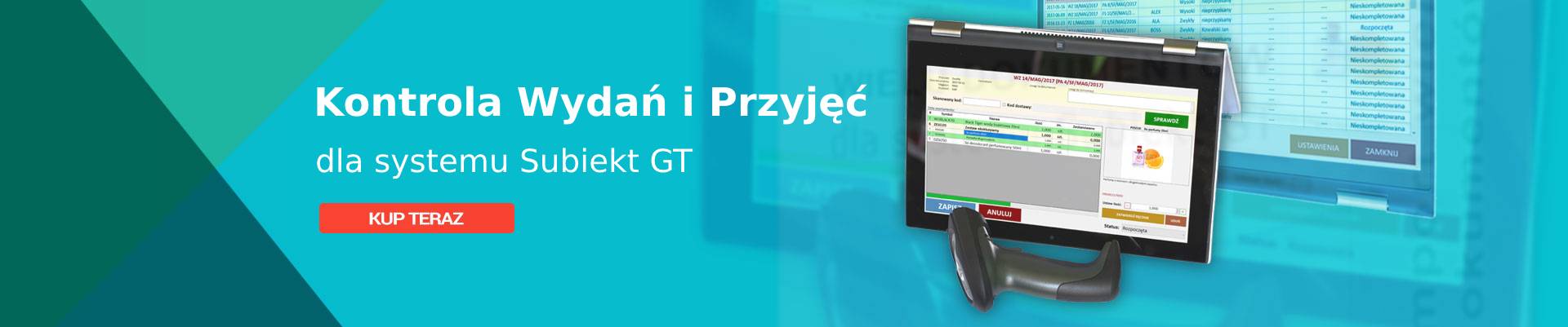 baner kontroli wydań dla Subiekta GT