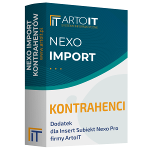 Pudełko programu Import Klientów - Subiekt nexo PRO