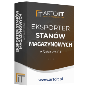 Eksporter stanów magazynowych dla Subiekta GT