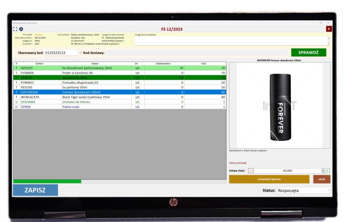 komplet laptop i czytnik