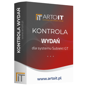 pudełko Subiekt GT - Kontrola wydań i przyjęć magazynowych