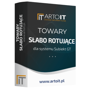 Analiza towarów słabo rotujących dla Subiekta GT