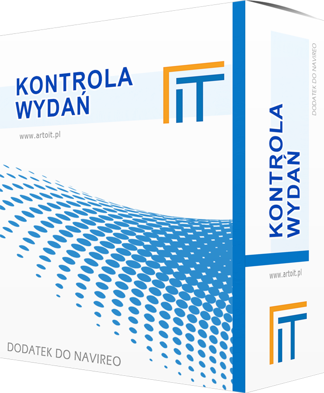 Pudełko programu navireo kontrola wydań