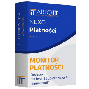 Pudełko programu Monitor płatności - Subiekt nexo PRO